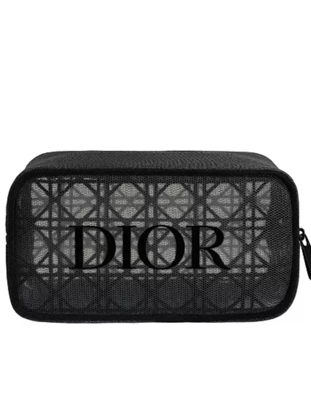 Dior Black Mesh Logo Pouch - Picture 12 of 12